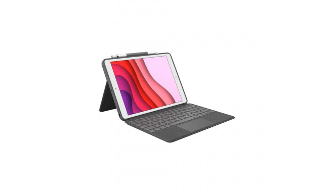 Combo Touch (grau, DE-Layout, Scherenmechanik, für iPad 9./8. /7. Generation)