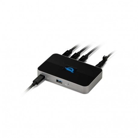 Thunderbolt Hub (grau/schwarz, Thunderbolt 4, USB-A)