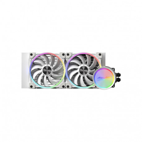 Gletscherwasser veejahuti 240 RGB 240mm, valge