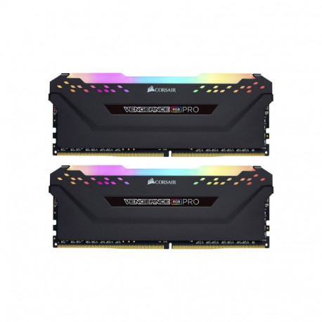 mälukomplekt CMW32GX4M2E3200C16 32GB DDR4-3200 (2x16GB) Vengeance RGB INTEL XMP, must