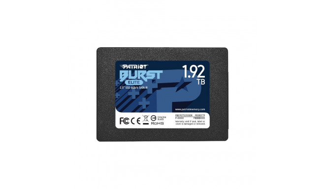 Patriot Burst Elite 1.92 TB, SSD (black, SATA 6 Gb / s, 2.5 ")
