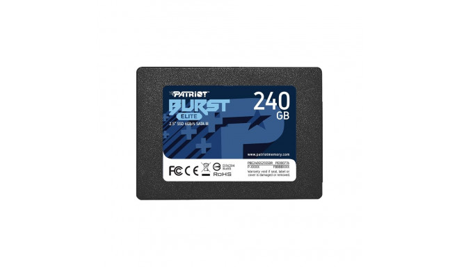 Patriot Burst Elite 240 GB, SSD (black, SATA 6 Gb / s, 2.5 ")
