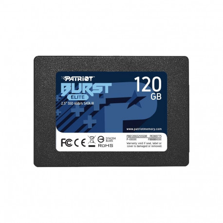 Burst ssd-ketas Elite 120GB SATA 6Gb/s 2,5", must