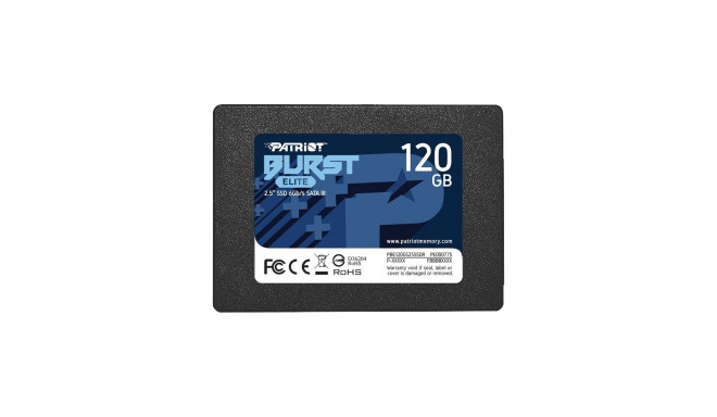 Patriot Burst Elite 120 GB, SSD (black, SATA 6 Gb / s, 2.5 ")