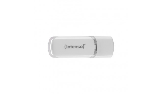 Intenso FLASH LINE 128 GB, USB stick (white, USB-C 3.2 Gen 1)