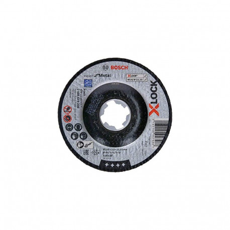 PRO metallilõikeketas X-LOCK Ø115mm (ava 22,23mm, A 30 S BF, gekröpft)