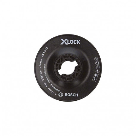 PRO Backing Pad, X-LOCK Stützteller hart, Ø 115mm (für X-LOCK Winkelschleifer)