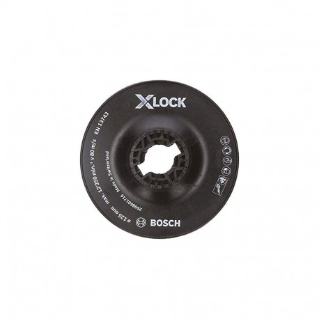 Bosch X-LOCK Backing Pad, 125 mm hard - 2608601716
