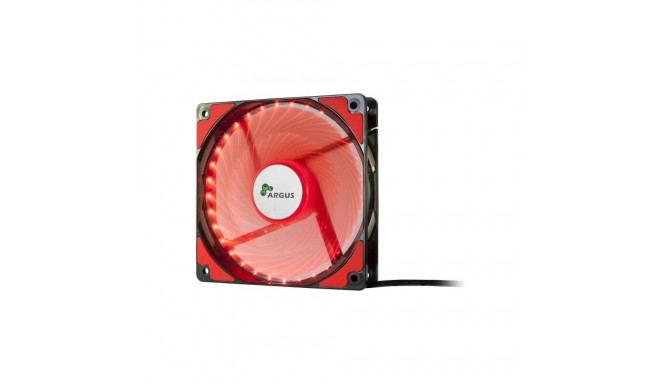 Inter-Tech L-12025 120x120x25mm, case fan (Black / Red)