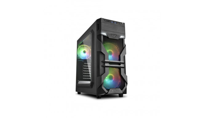 VG7-W RGB akrüülist külgpaneel, must