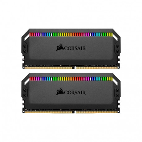 Corsair DDR4 16 GB 3600-CL18 - Dual-Kit - Dominator Platinum RGB Black