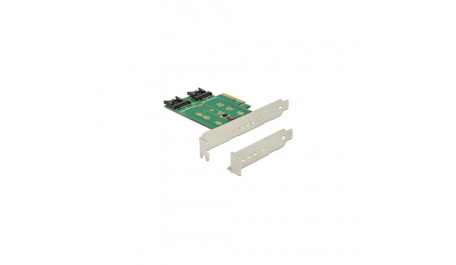 PCI express kaart 3 x M.2 pesad