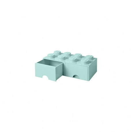 Room Copenhagen LEGO Brick Drawer 8 aquablue - RC40061742
