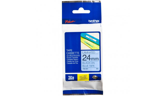 silditeip TZe-551 24mm, must sinisel