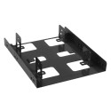 Sharkoon 3.5 inch BayExtension black - adapter 3.5 - 2x2.5