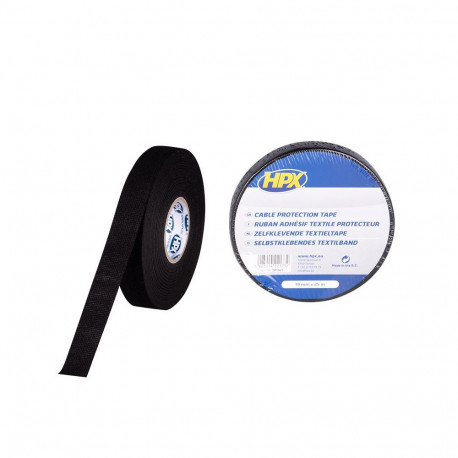 Tekstiilteip must 19mmx25m