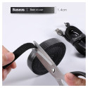 Baseus Rainbow Circle hook and loop Straps - Velcro tape Velcro cable organizer 3m gray (ACMGT-F0G)