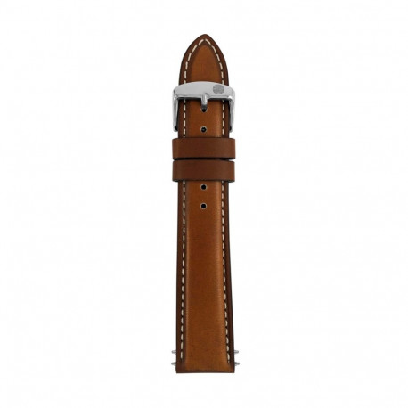 Zeppelin leather strap light brown, 20 mm