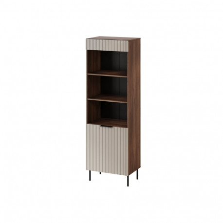 Cama 3 ALMERA bookcase 60x42x185 walnut/cashmere