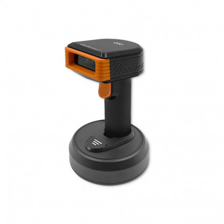 Qoltec 50878 juhtmevaba vöötkoodilugeja ja QR-koodi skanner | 1D 2D | 2.4G | + dokkimisjaam
