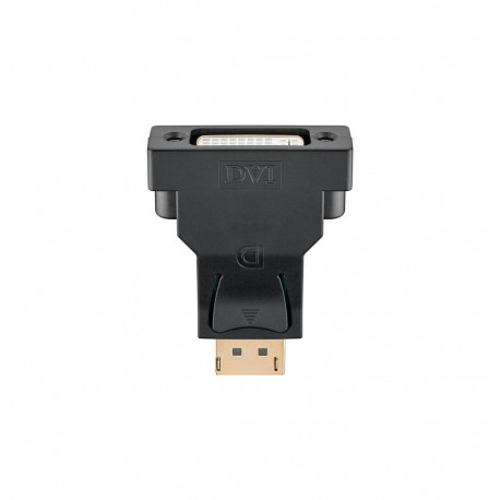 Goobay DisplayPort/DVI-D Adapter 1.1, gold-plated, Black