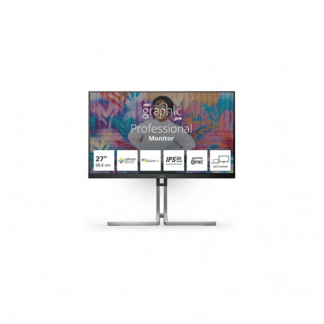 AOC Q27U3CV computer monitor 68.6 cm (27") 2560 x 1440 pixels Quad HD LCD Black