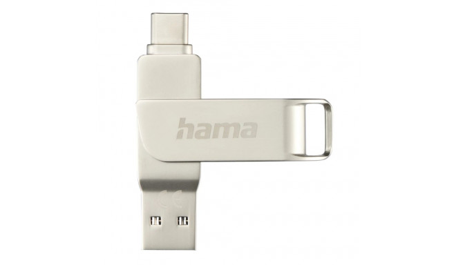 Hama 00182491 C-Rotate Pro 128GB USB 3.0 silver