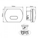 LED wall lamp with dusk motion sensor MCE366