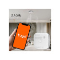 Smoke detector with battery Tuya WiFi LED