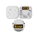 Smoke detector with battery Tuya WiFi LED