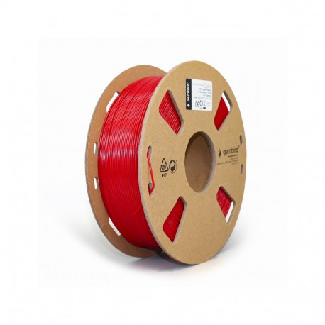 Gembird 3D-printeri filament PETG 1.75mm 1kg, punane
