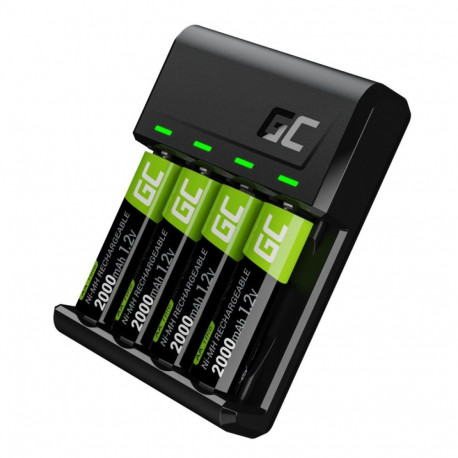Green Cell akulaadija Vital 4x AA 2000mAh