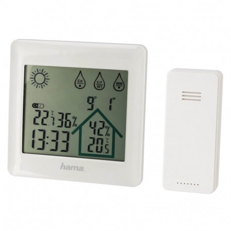 Weather station Hama Action white