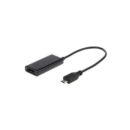 Adapter MHL(M)->HDMI(F)+USB Micro(BF)(5 PIN) 16cm