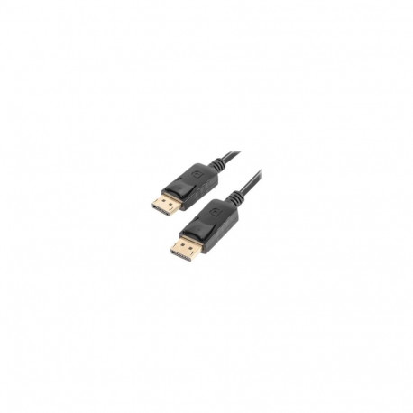 Lanberg DisplayPort kaabel CA-DPDP-10CC-0010-BK 19 Pin V1.2 4K 1m, must