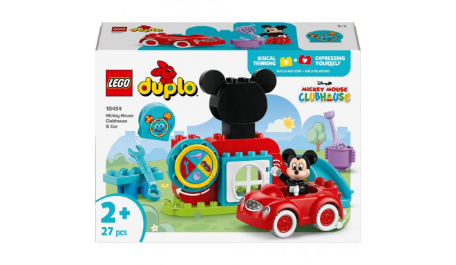 Duplo Mickey Mouse klubihoone ja auto (10454)