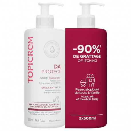TOPICREM emolientne palsam DA komplekt 2 x 500ml
