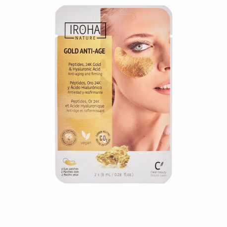 IROHA GOLD tissue eyes patches extra firmness 2 pcs