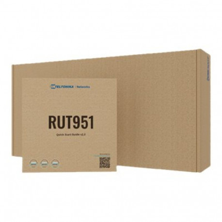 TELTONIKA NETWORKS RUT951 POE+ kahe SIM-i eSIM 4G/LTE/3G/2G WiFi ruuter toiteplokiga EU