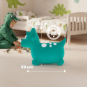 Skoczek gumowy dla dzieci DINO 59 cm zielony do skakania z pompką