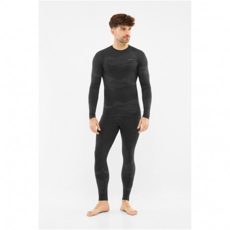 Men's Underwear - Viking Gasher Merino Set Size M Black