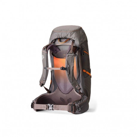 Trekking Backpack - Gregory Maven 48 Quick-Pull, Hydration Sleeve, Rain Cover Grey Melon