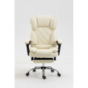 Office Chair - Activejet YK7416 Metal Base, Adjustable Height, Beige