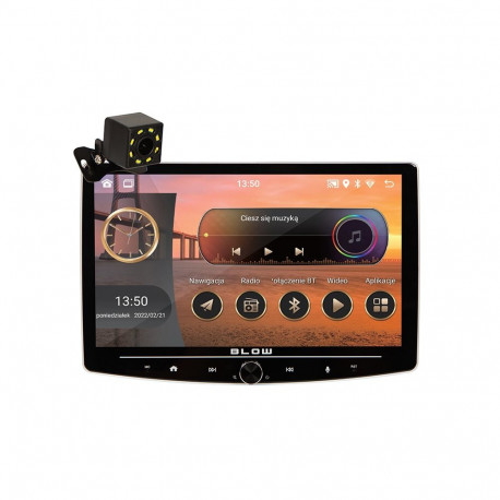 78-348# raadio blow cp01 1din 10" android/wifi/gps/carplay pööratav