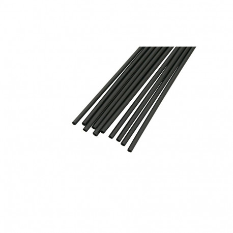 75-647# Rurki termokurczliwe z klejem 6/2 -1m czarne (10 tk.)