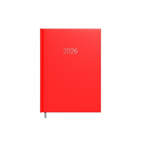 Raamatkalender MINISTER PÄEV Basic punane A5 2026a.