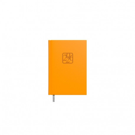 Kalendermärkmik oranž, horisontaalne nädala sisu, kõvaköide, pehmendusega kunstnahast kaaned 2026a.