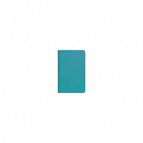 Minimärkmik A8 türkiis, horisontaalne nädala sisu, 72x110mm, kõvaköide, kunstnahast kaantega 2026a.