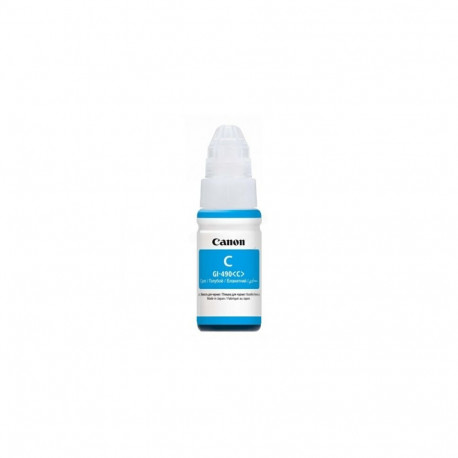 Canon GI-490 C (0664C001) Ink Refill Bottle, Cyan