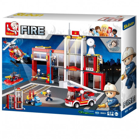 Klotsikomplekt Tuletõrjejaam 612 osa